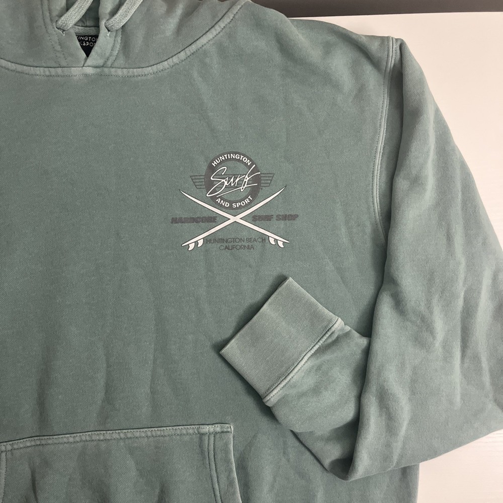 Huntington Surf and Sport Hoodie | Hardcore Surf Shop California | Unisex Size L