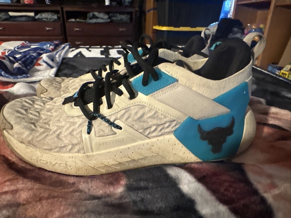 Under Armour Project Rock 6 Silt Black Blue Size 11