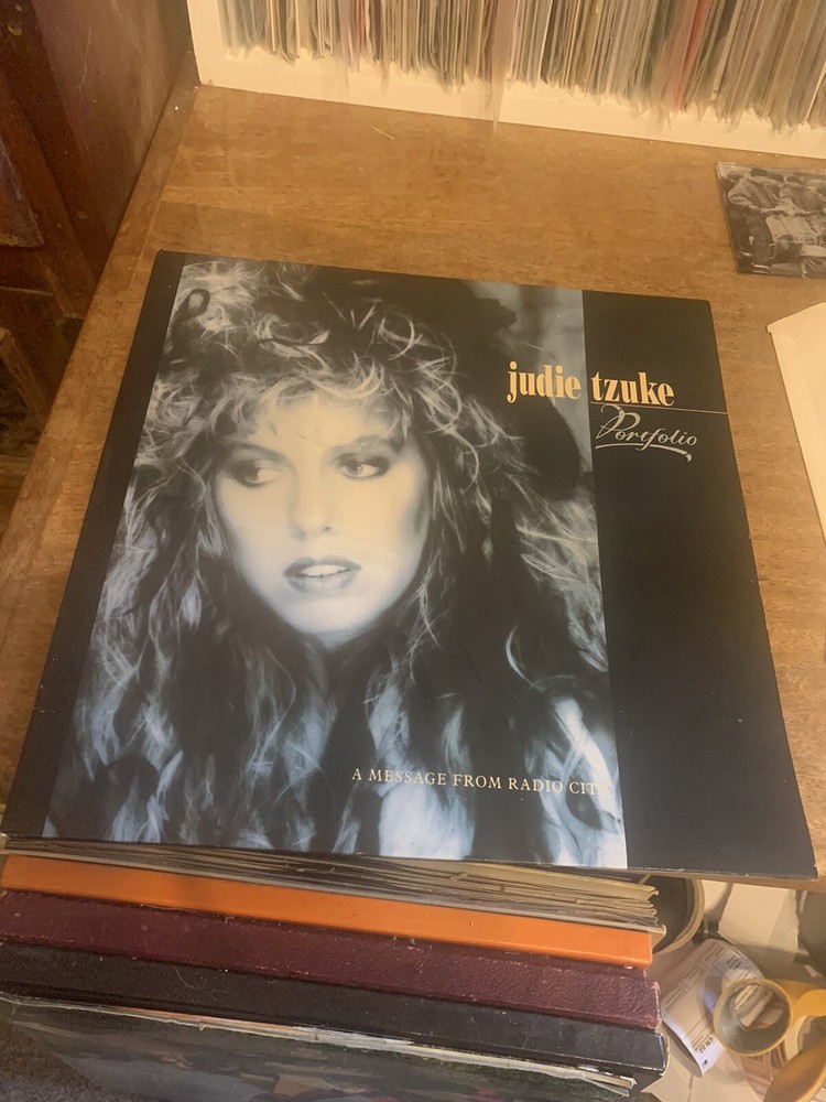JUDIE TZUKE Portfolio A Message From Radio City 2x EX Vinyl LPs Plays Nicely 1st