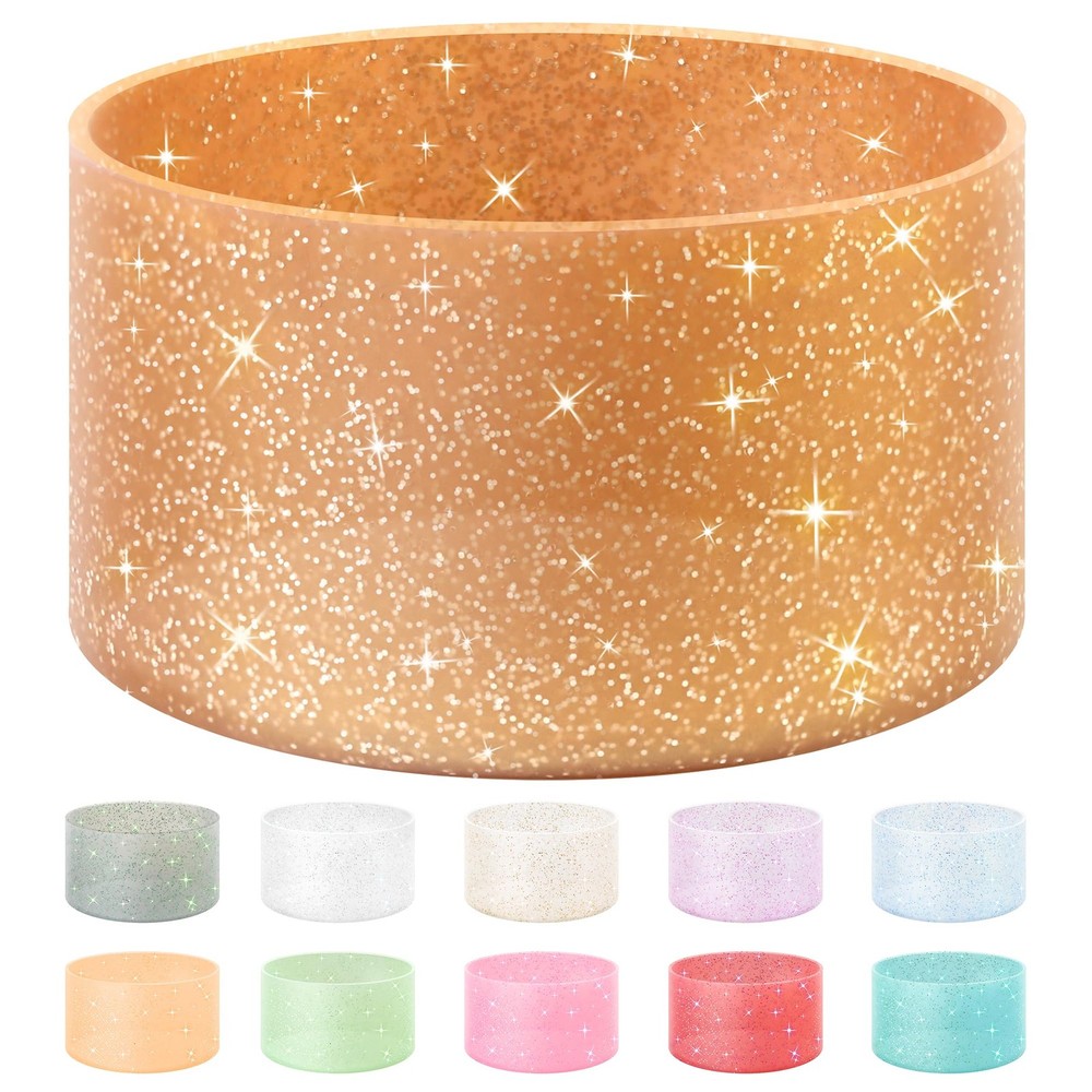 Glitter Silicone Boot for Stanley Tumbler 20-40oz Protective Sleeve
