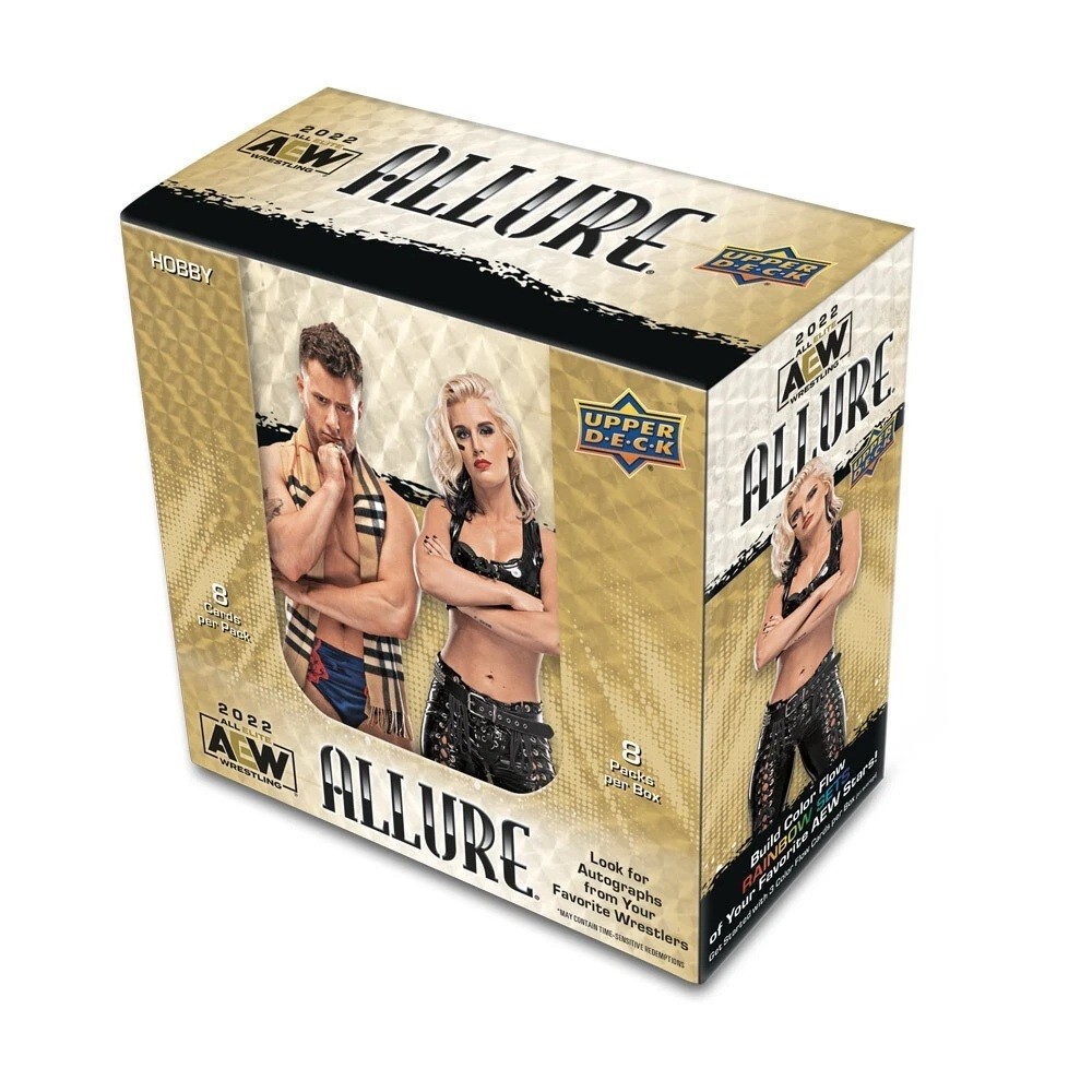 2022 Upper Deck AEW Allure Wrestling Hobby Box - 10 Packs 48 Cards