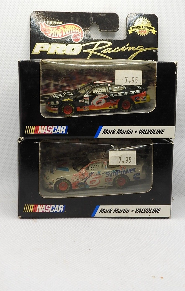 1998 Hot Wheels Pro Racing Collector Edition Mark Martin 6 NASCAR Lot of 2