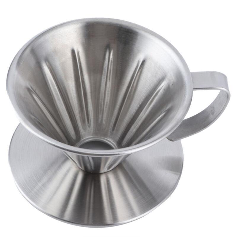 Stainless Steel Pour Over Coffee Dripper with Stand for Brewing