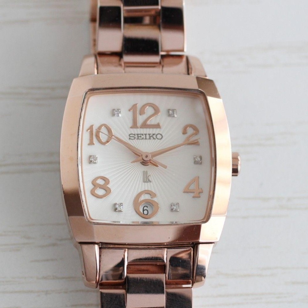 SEIKO LUKIA 7N82 OEXO Women's Elegant Stainless Steel Wristwatch