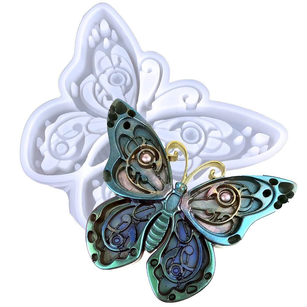 Butterfly Epoxy Resin Molds Large Animals Silicone Resin Molds Halloween Decor M