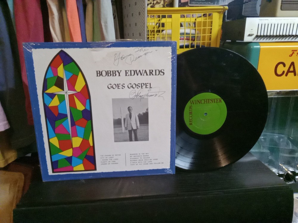 Rare Signed BOBBY EDWARDS Gospel 12
