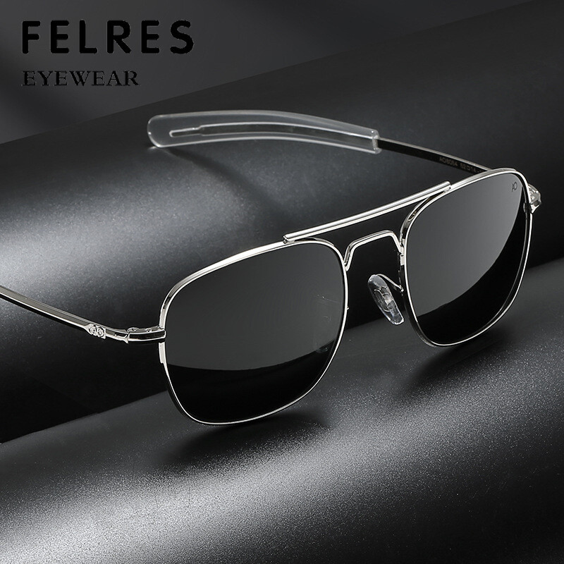 Men Metal Square Polarized Sunglasses Outdoor Driving Party Shade Glasses UV400