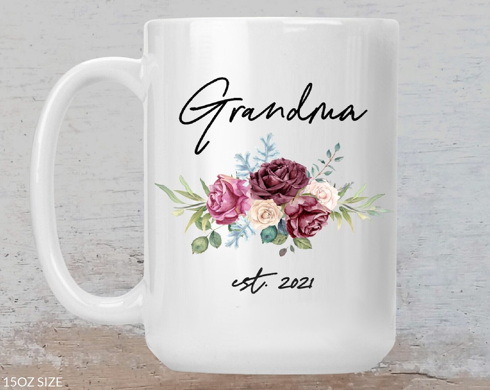 New Grandma Baby Announcement Grandmother Gift Mug New Grandma To Be