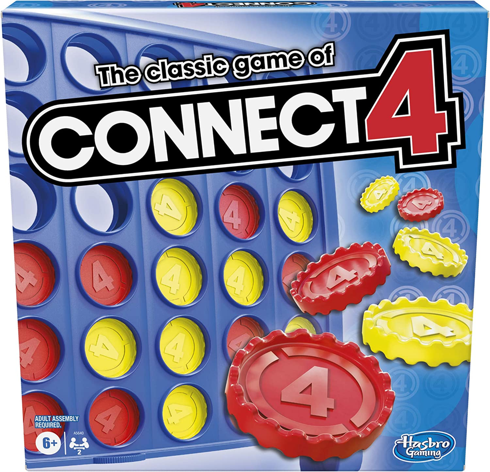 Connect 4 Classic Grid,4 in a Row Game,Strategy Board Games for Kids,2 Player .F