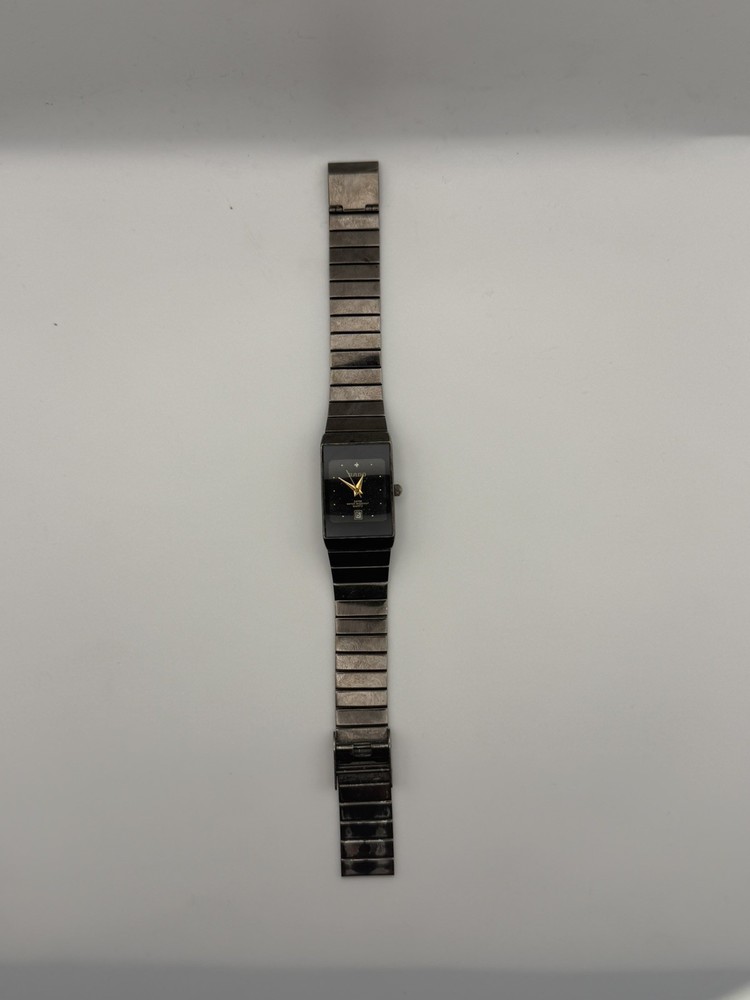 Rado Women’s Black Ceramic Wristwatch Quartz 3ATN- Used / Working