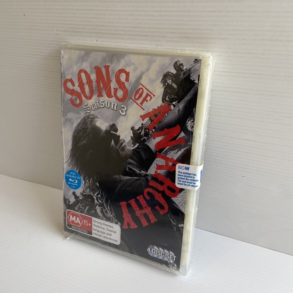 Sons of Anarchy - Season 3 (DVD, 2010) Drama - Brand New - Region 4