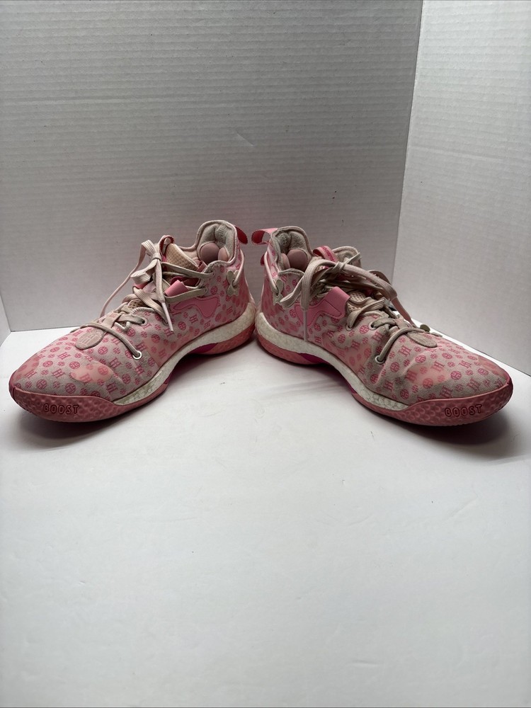 Adidas Harden Vol 6 Monogram Pink Cloud Basketball Shoes Men’s Size 8 GW9033