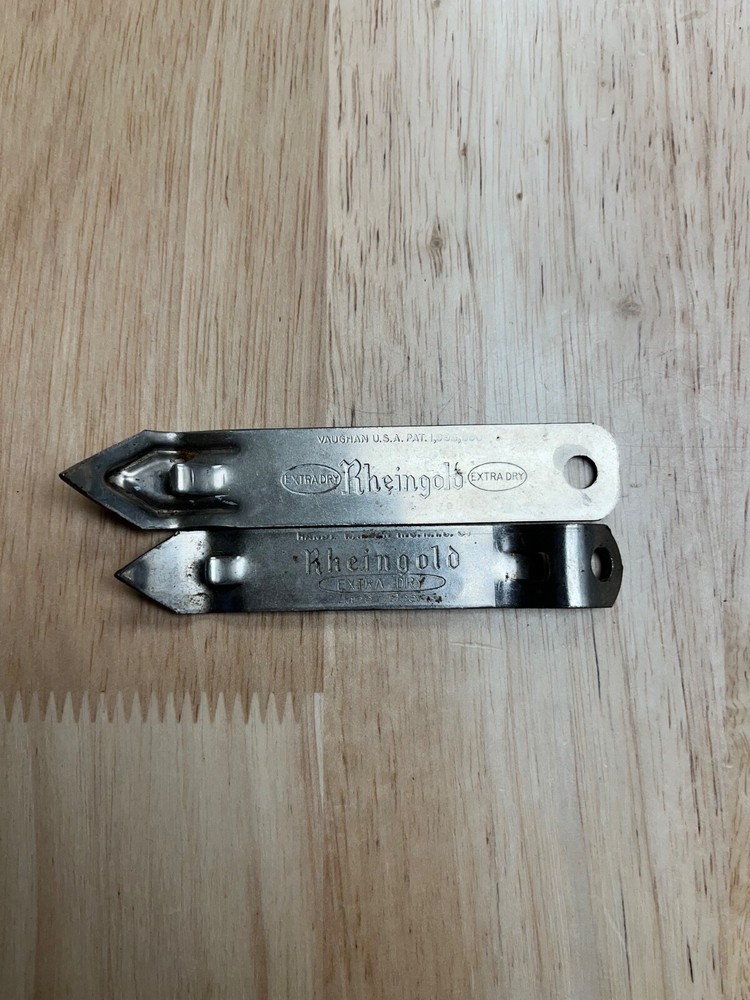 2 Vintage Rheingold Beer Bottle Can Opener