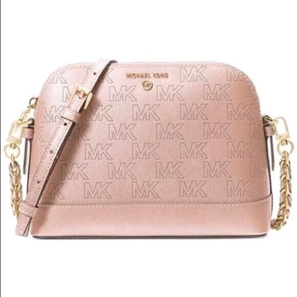 Michael Kors Signature Jet Set Charm Dome Crossbody Bag, Purse, Tote
