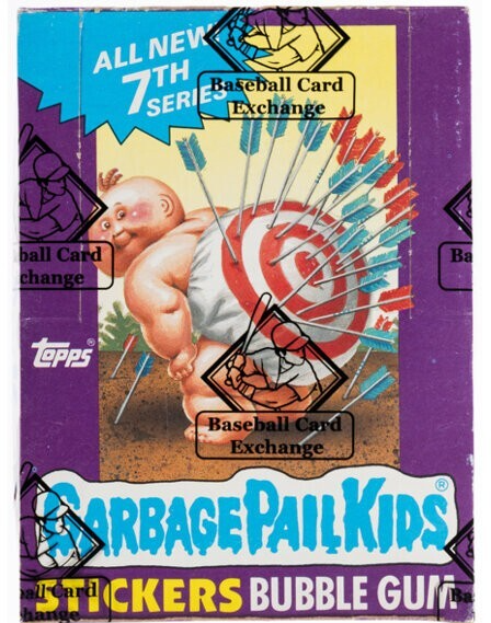 1987 Topps Garbage Pail Kids Series 7 Wax Box with Poster - 48 Unopened Packs BBCE