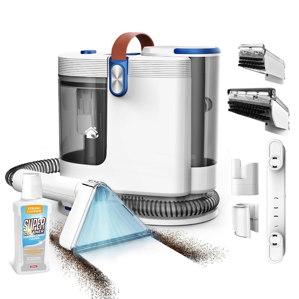 Portable Carpet Cleaner Machine 15Kpa Upholstery Shampooer