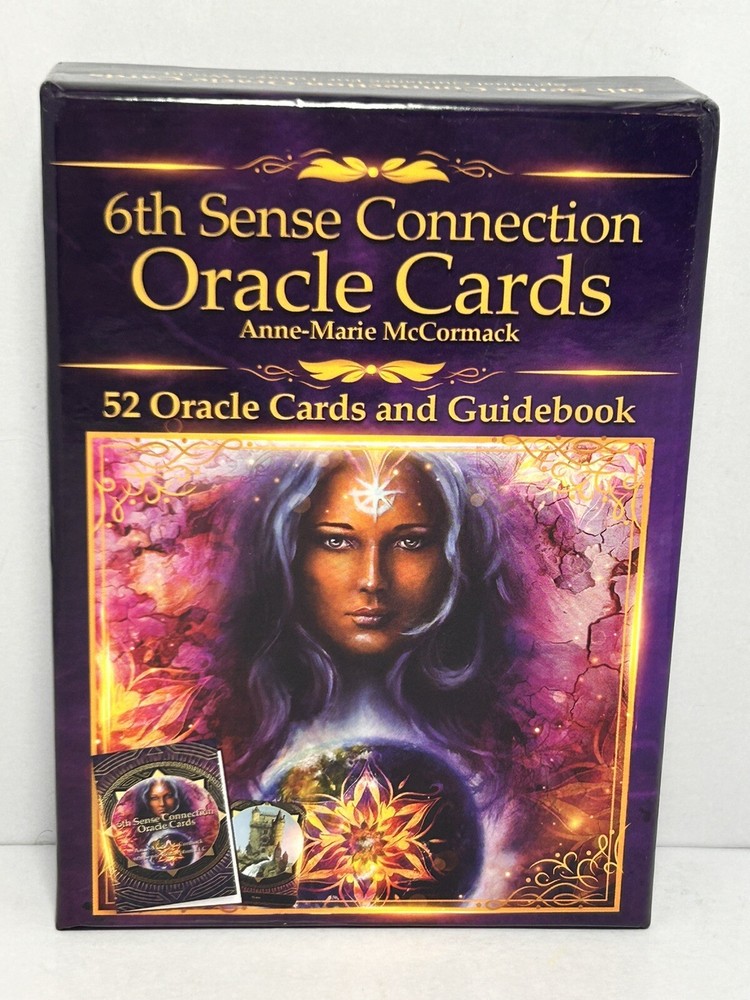 6th Sense Connection Oracle Cards 52 Cards And Guidebook By Anne-Marie McCormack
