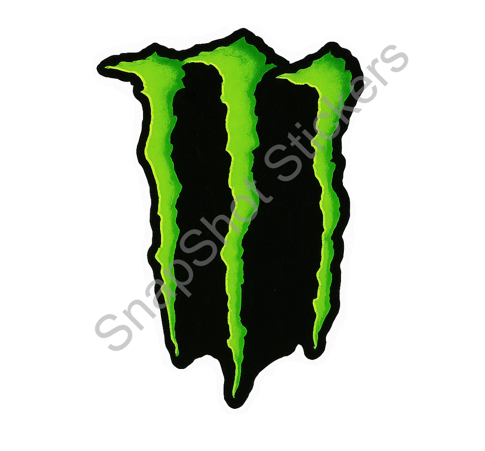 Monster Energy Drink Claw Marks Weatherproof Vinyl Die-Cut Sticker Decal 02