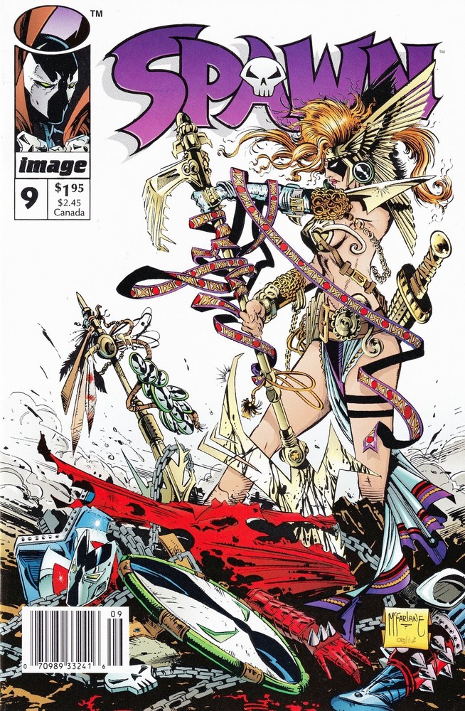 Spawn #9 McFarlane Newsstand Cover Image