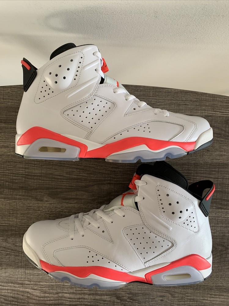 Size 11 - Nike Air Jordan 6 Retro White Infrared 2014