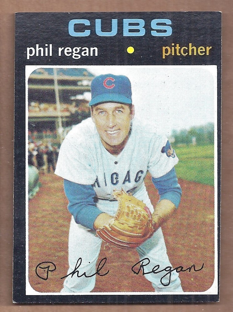 1971 Topps SEMI-HIGH #634 PHIL REGAN EX-NMT CONDITION