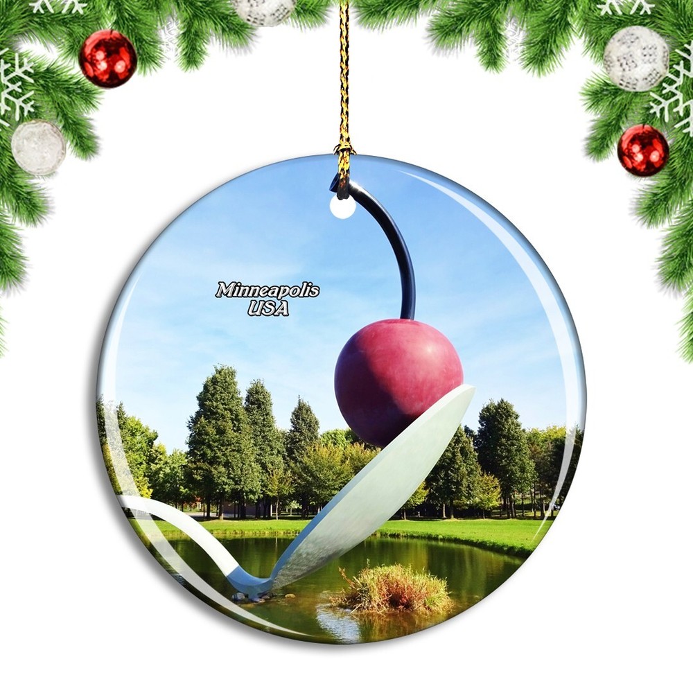 USA America Minneapolis Sculpture Garden Christmas ornament city travel souvenir
