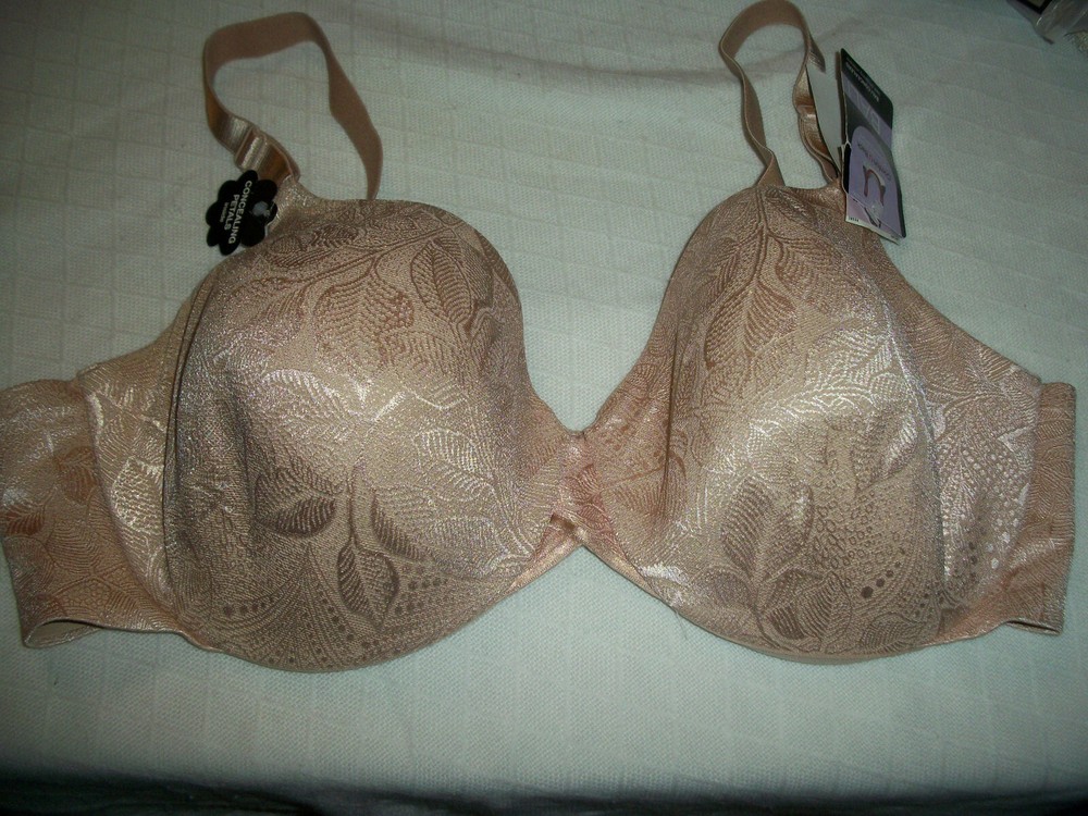 BALI SUJETADOR CON AROS TALLA 42D #3235 COLOR BEIGE ESPALDA SUAVIZANTE OCULTANDO PÉTALOS