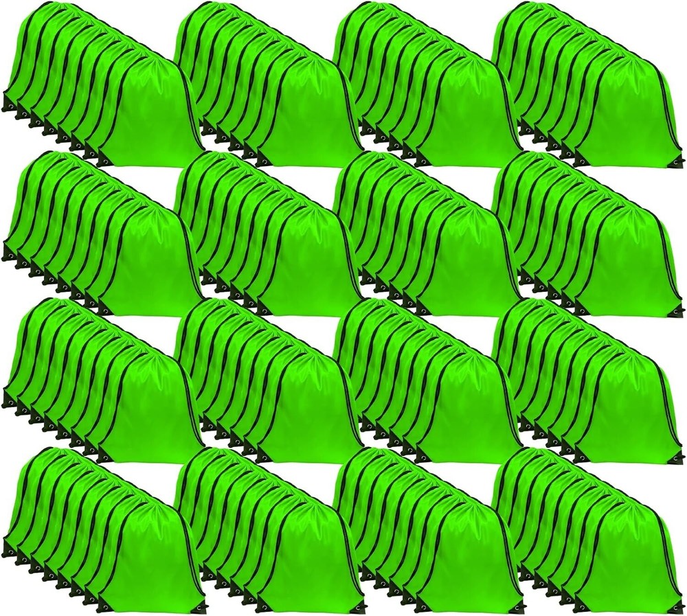 Versatile 128-Piece Drawstring Backpack Set - Perfect for Team Activities