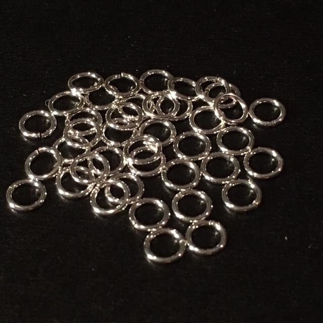 Clearance SALE! 2 Packs 100 Pieces 925 Sterling Silver 6mm 20ga Open Jump Rings-image
