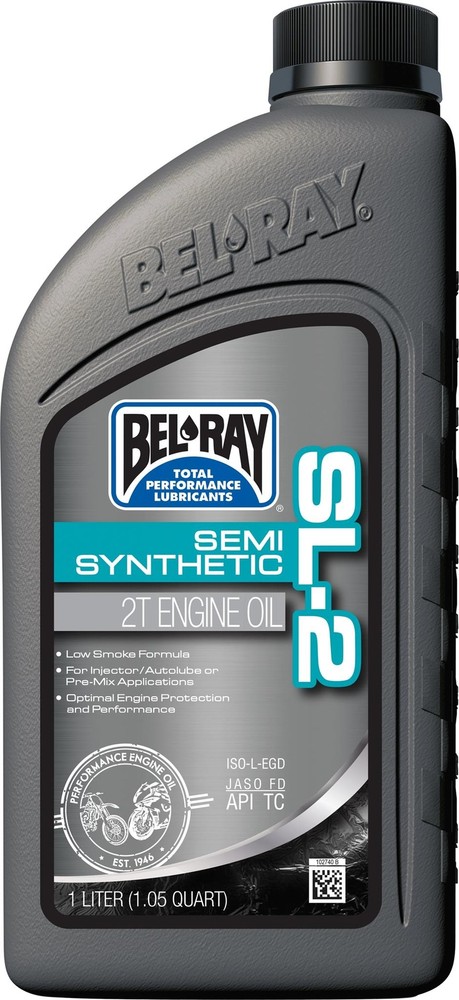 SL 2T Semi Synthetic 2-Stroke Engine Oil 1L Bottle  