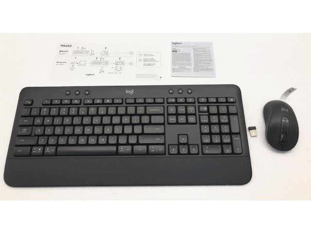 Logitech Signature MK650 Wireless Keyboard and Mouse Combo for Business 920-010909