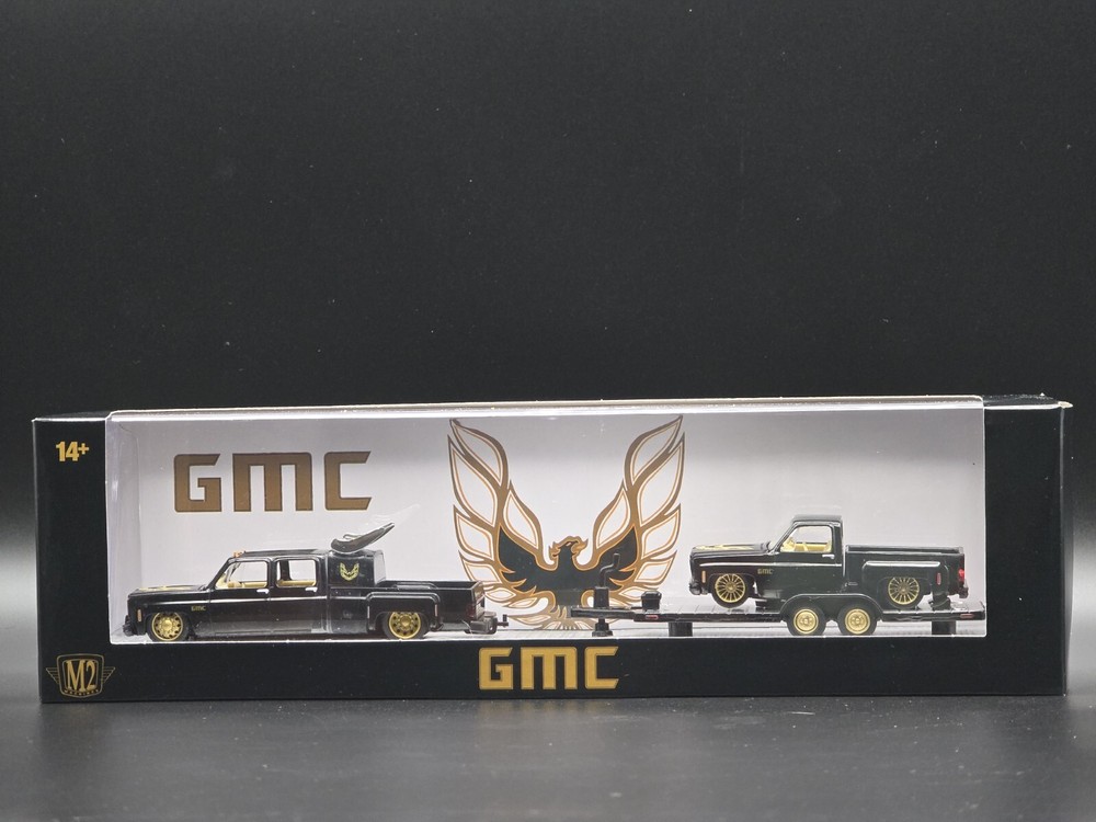 M2 Machines Haulers 1976 GMC Sierra 3500 & 1976 GMC Sierra Grande 15 Custom R81