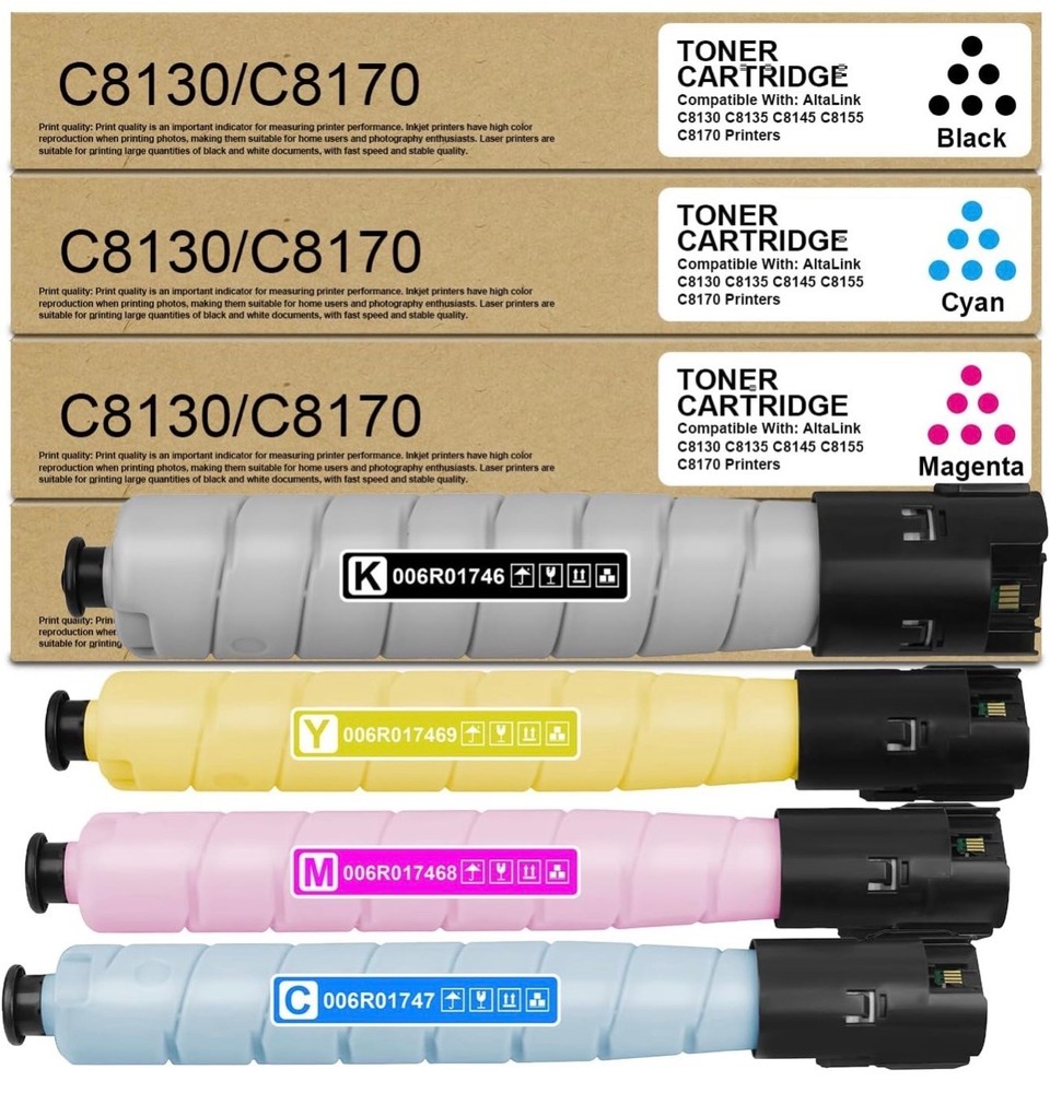 Toner Cartridge For Xerox C8130/C8135/C8145/C8155/C8170/006R01746/006R01748-49