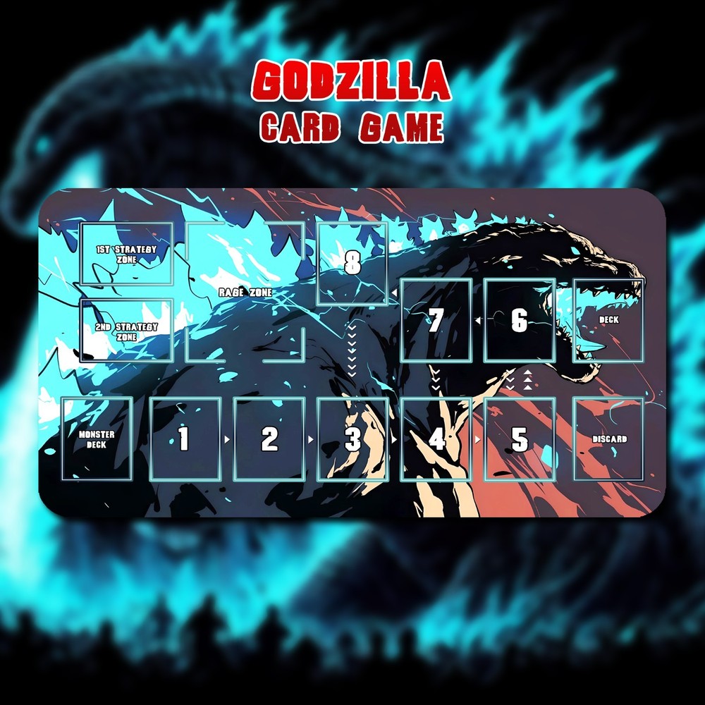 Playmat Godzilla II Godzilla Card Game