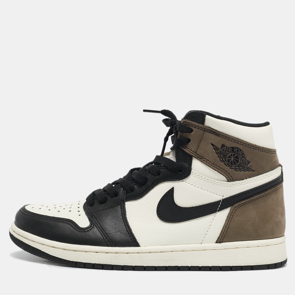 Tricolor Leather Air Jordan 1 Retro High OG Sneakers Size 41
