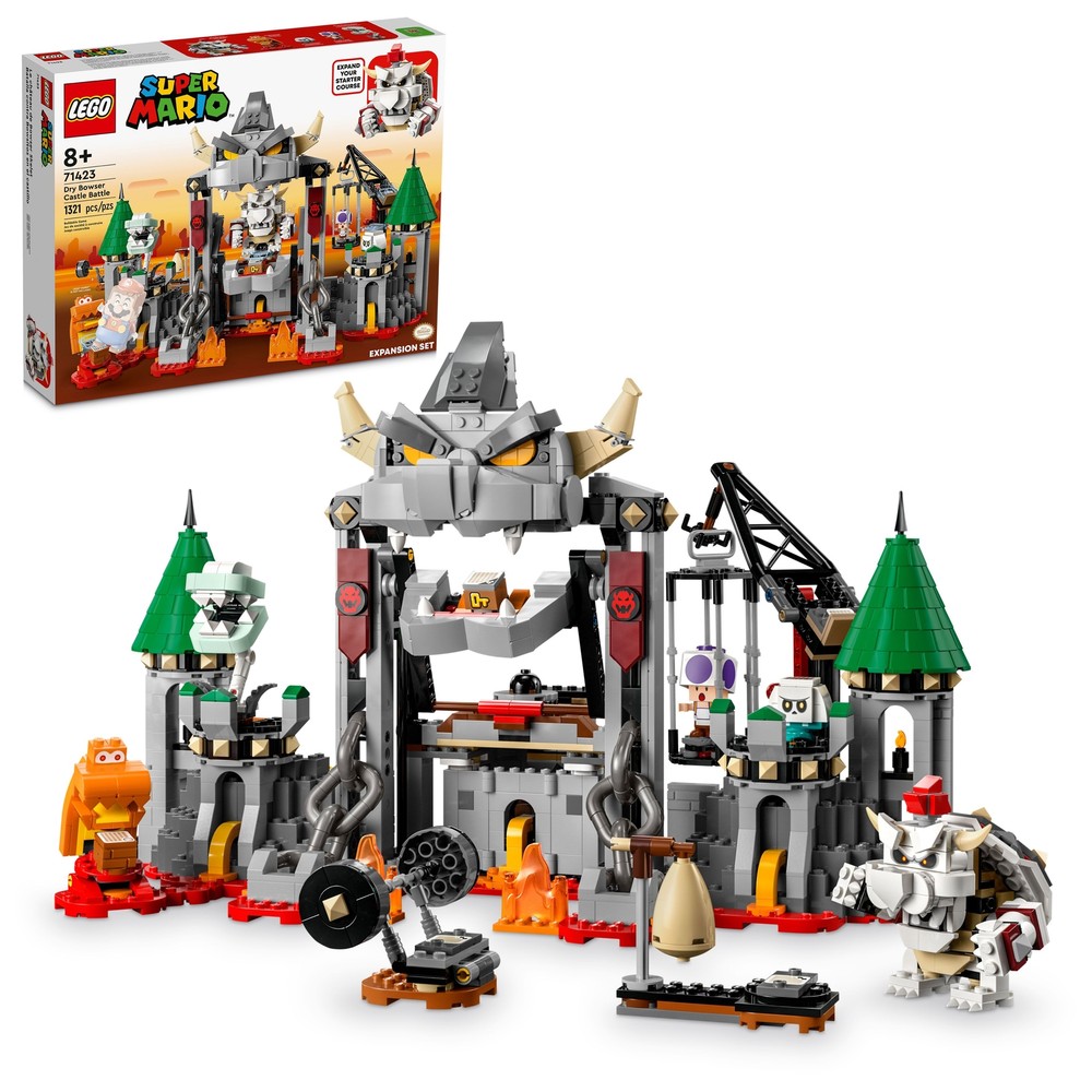 LEGO Super Mario: Dry Bowser Castle Battle Expansion Set (71423)