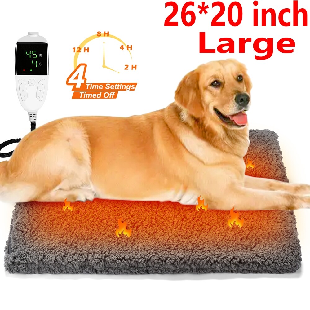 Large Pet Heating Pad Electric Blanket Waterproof Mat Warmer Washable Dog Cat
