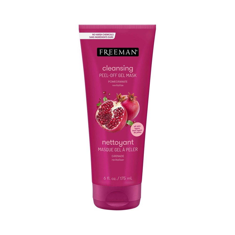 Freeman Cleansing Peel-Off Mask Pomegranate Face Mask Antioxidant Rich 6 Fl. Oz.
