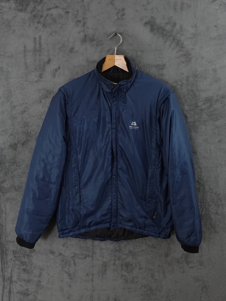 Mountain Equipment Jacket Mens Medium Blue Convertible Gilet Puffer Polar Loft
