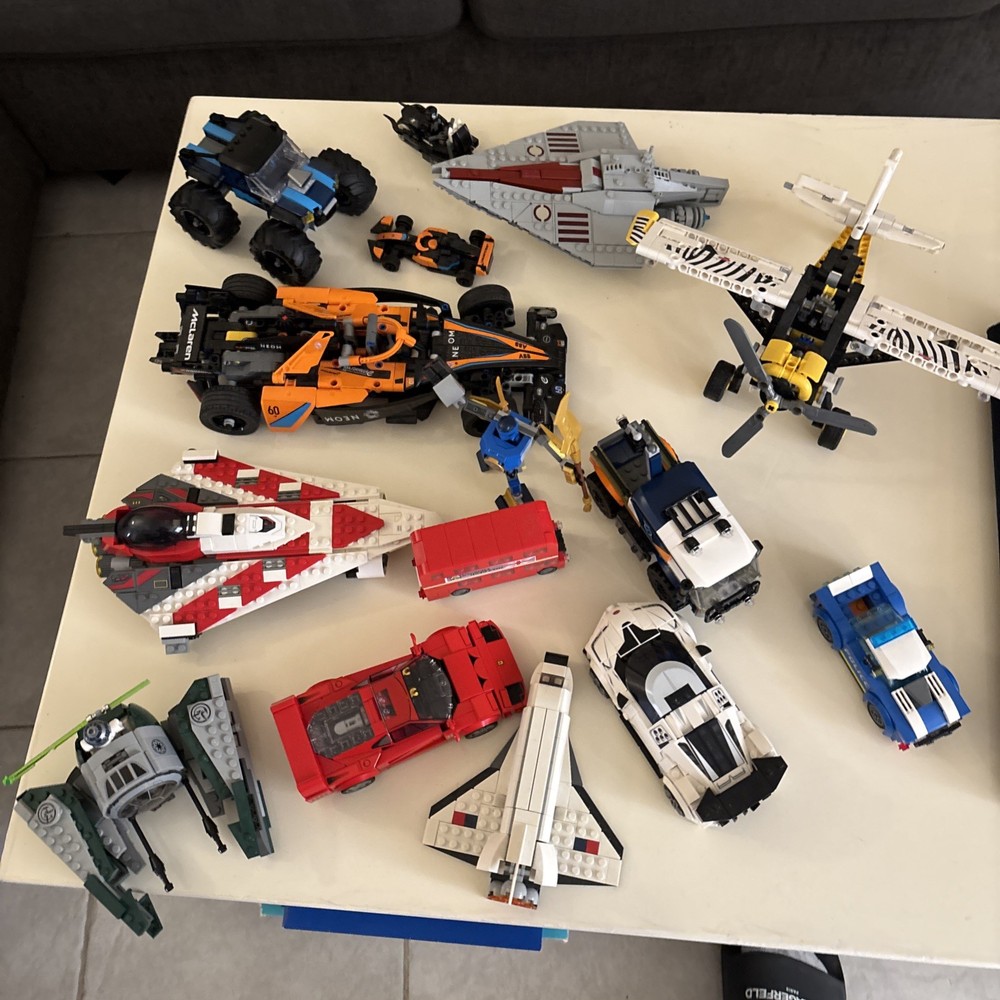 assembled lego sets