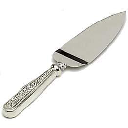 Elegant Celtic-Inspired Wedding Cake Server Set for Timeless Celebrations