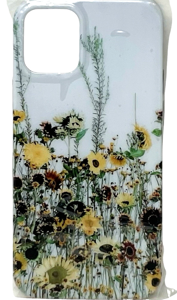Slim Blue Wildflowers Shockproof Case for iPhone 12 Mini 5.4 Inch  
