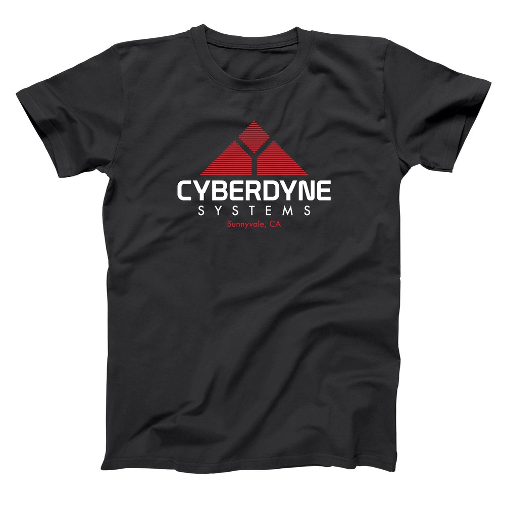 Cyberdyne Systems Sunnyvale  Terminator Skynet Geek Black Basic Men's T-Shirt