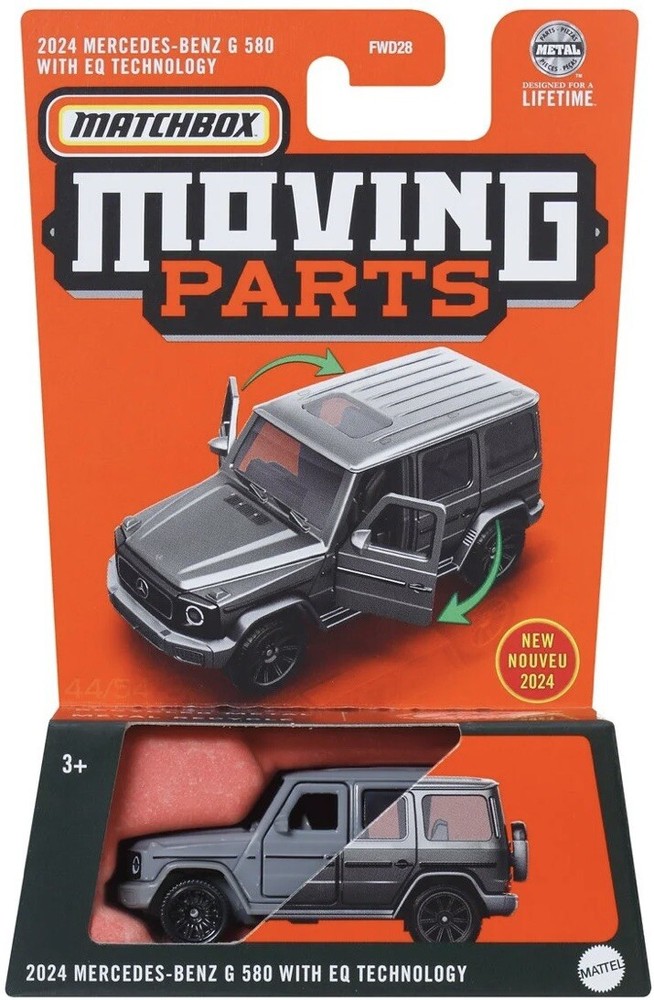MATCHBOX 2024 MERCEDES-BENZ G580 EQ TECHNOLOGY MOVING PARTS 2024
