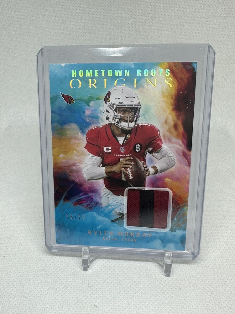 2021 PANINI ORIGINS KYLER MURRAY HOMETOWN ROOTS GAME WORN JERSEY #/25 CARDINALS