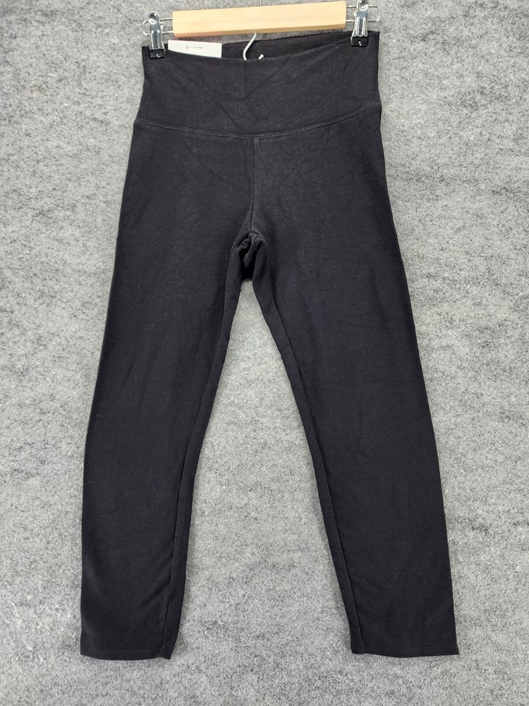 Members Mark Womens Luxe Crop Leggings Small Black-image