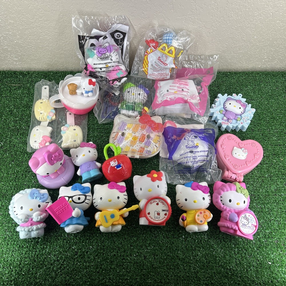 Vintage 2000s Hello Kitty McDonald’s Happy Meal Toy Lot Of 19 Items