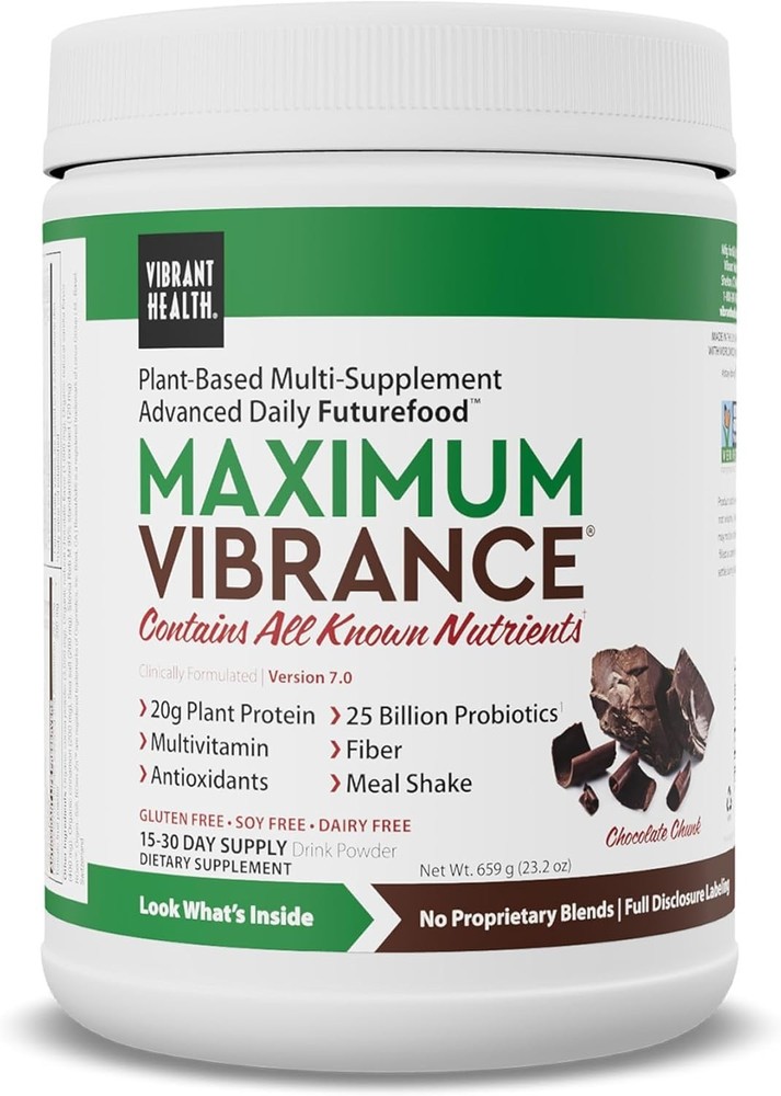 Vibrant Health Maximum Vibrance Chocolate -- 28.2 oz
