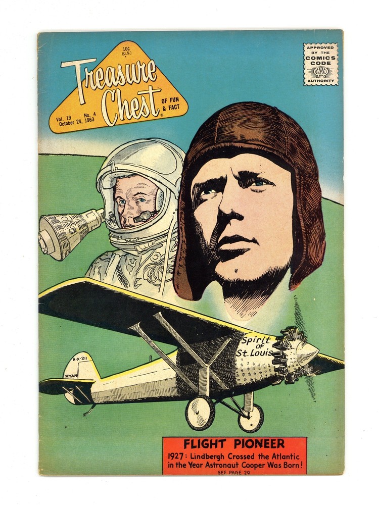 Treasure Chest Vol. 19 #4 GD 2.0 1963 Low Grade