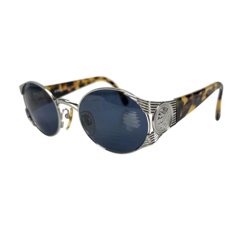 Fendi Oval Betcoat Sunglasses FS 241 5220 Color 628 Near New 12.5cm Frame